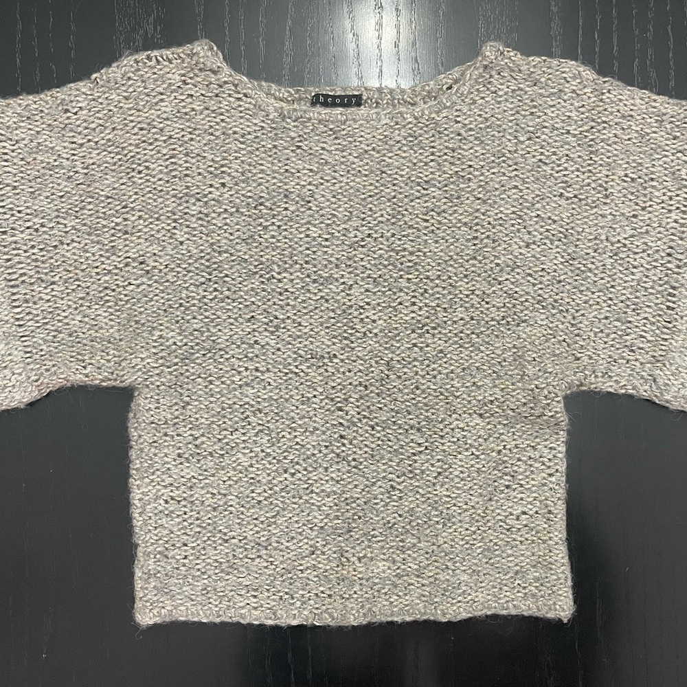 Cozy Wool Blend Theory Knit Sweater